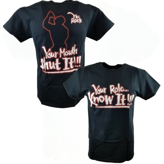 The Rock Your Role Know It Shut Your Mouth Mens T-shirt 5XL