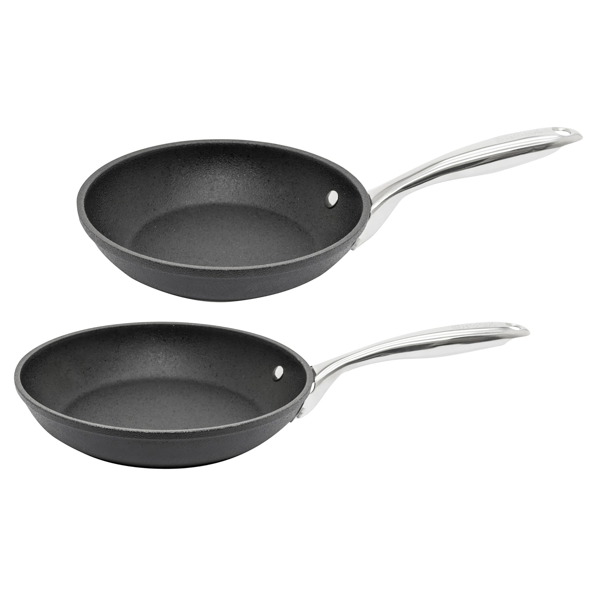 The Rock by Starfrit 8 & 9.5 Diamond Fry Pans & Diamond 10-Piece Set