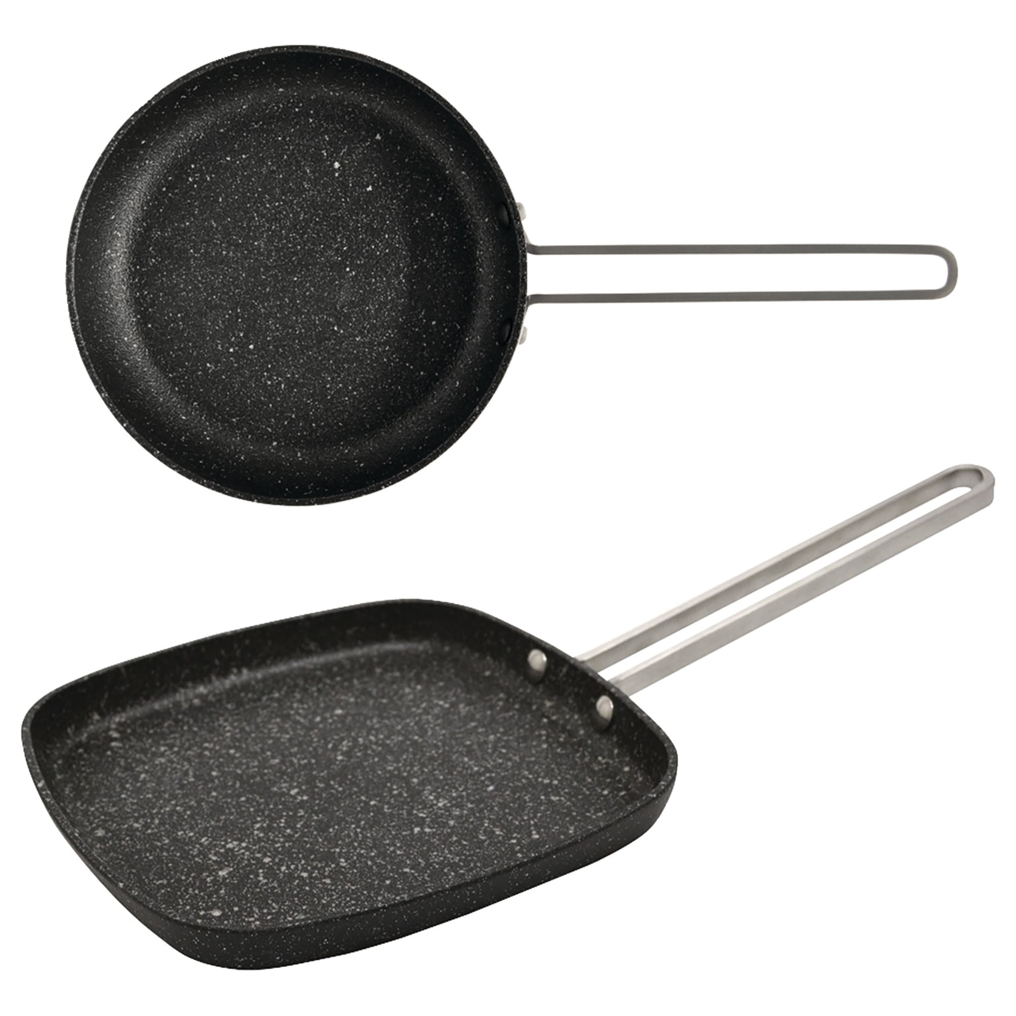 Starfrit THE ROCK Cast Iron Non-stick Griddle and Pan Set in the Grill  Cookware department at