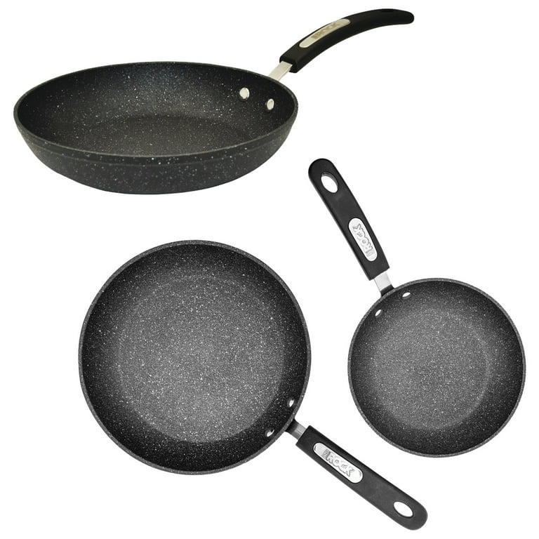 THE ROCK by Starfrit Fry Pan with Bakelite Handle, 9.5