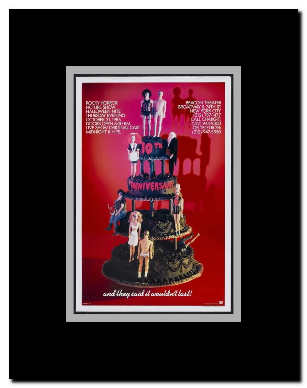 The Rocky Horror Picture Show (Broadway) Framed Movie Poster