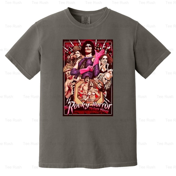 The Rocky Horror Picture Show Movie Musical Cult Classic Lips (2), Comfort Color T-Shirt Unisex, up to 4XL