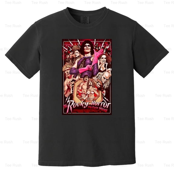 The Rocky Horror Picture Show Movie Musical Cult Classic Lips (2), Comfort Color T-Shirt Unisex, up to 4XL