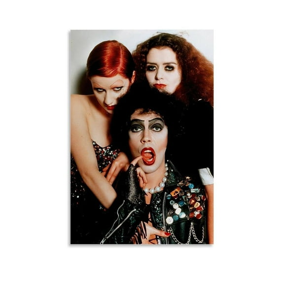 The Rocky Horror Picture Show Movie Poster Canvas Art Posters for Room Aesthetic And Wall Art Picture Living Room Decor Poster