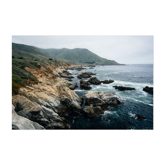 The Rocky Pacific, Garrapata - Big Sur California Photography Unframed Wall Art Print 12 x 18 inches