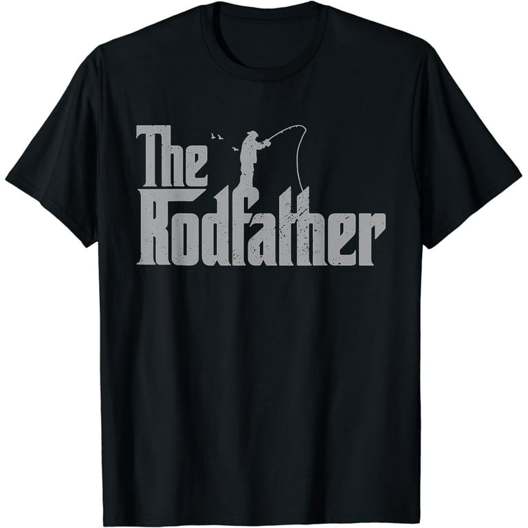 The Rodfather. Funny Fishing Tshirt For Fisherman The Rodfather. Funny Fishing Tshirt For Fisherman