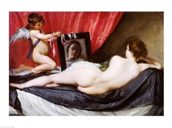 The Rokeby Venus Canvas Art - Diego Velazquez (24 x 18)