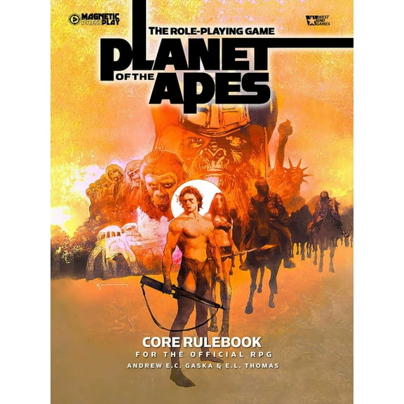 Planet of the Apes RPG The Role-Playing Game of the Planet of the Apes Core Rulebook, (Hardcover)