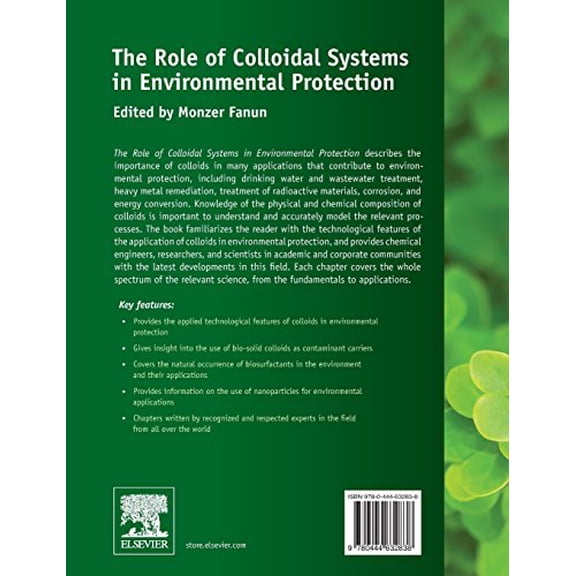 Pre-Owned The Role of Colloidal Systems in Environmental Protection [Hardcover] Fanun, Monzer