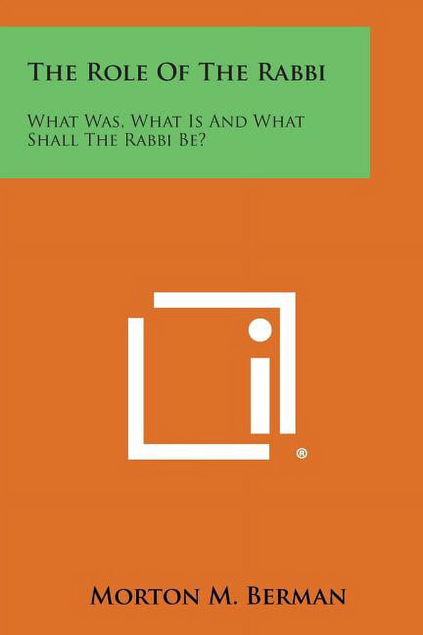 The Role of the Rabbi (Paperback) - Walmart.com