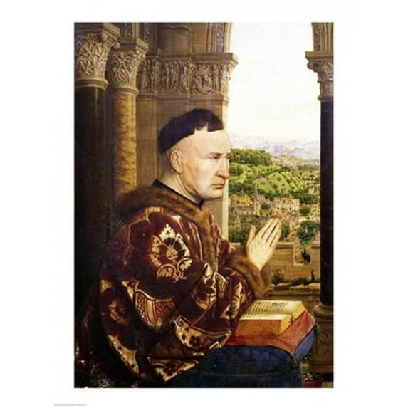 The Rolin Madonna Poster Print by Jan Van Eyck - 18 x 24 in.