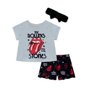 Tween 2- Piece Short Sleeve Top and Shorts Pajama Set with Spa Headband, Sizes 4-12