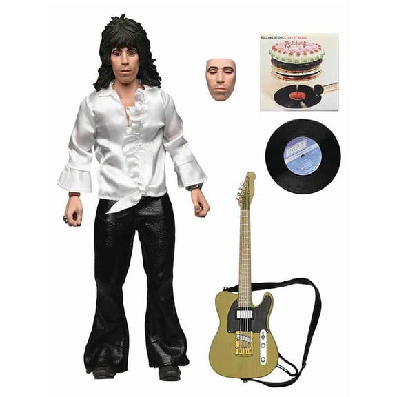 The Rolling Stones 7 Inch Action Figure Retro Clothed Series - Keith Richards 1975
