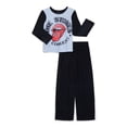 thumbnail image 1 of The Rolling Stones Girls Long Sleeve Top and Pants, 2-Piece Pajama Set, Sizes 4-12, 1 of 4
