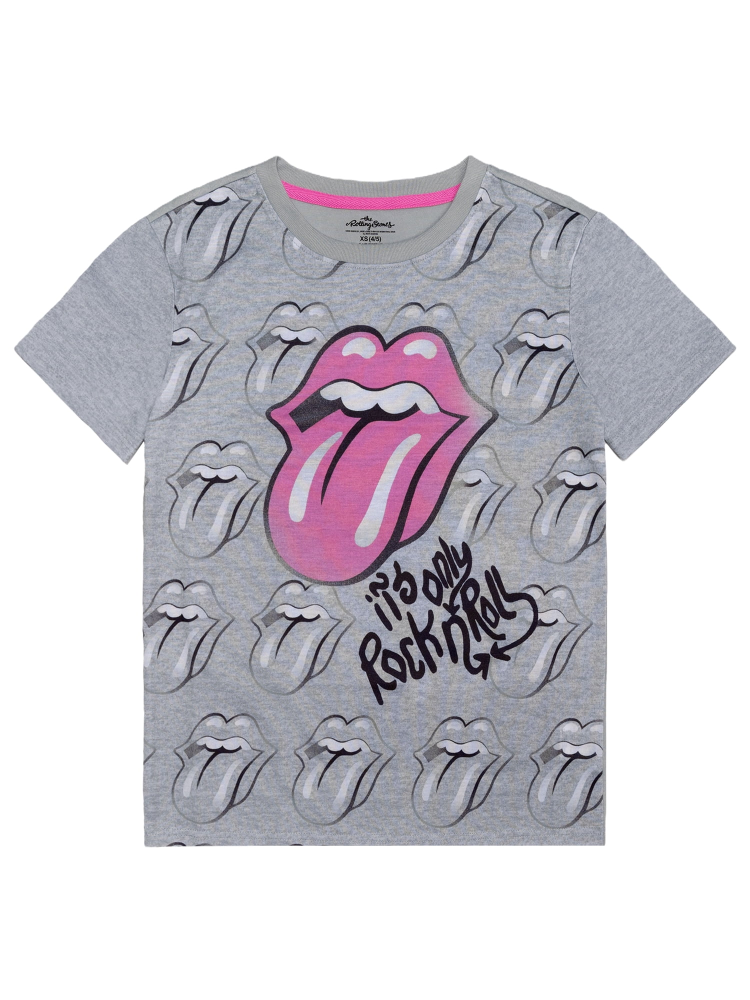 The Rolling Stones Girls Short Sleeve Nightgown, Sizes 4-12
