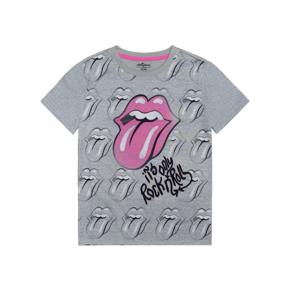 The Rolling Stones Girls Short Sleeve Nightgown, Sizes 4-12