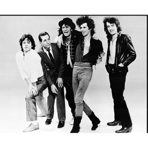 The Rolling Stones Group Black And White Photo Print (16 x 20) - Item # MVM00704