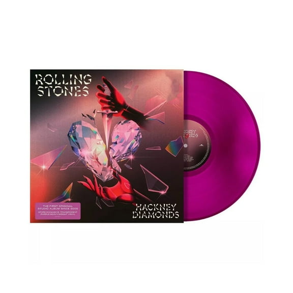 The Rolling Stones Hackney Diamonds Exclusive Limited Edition Purple Color Vinyl LP Record