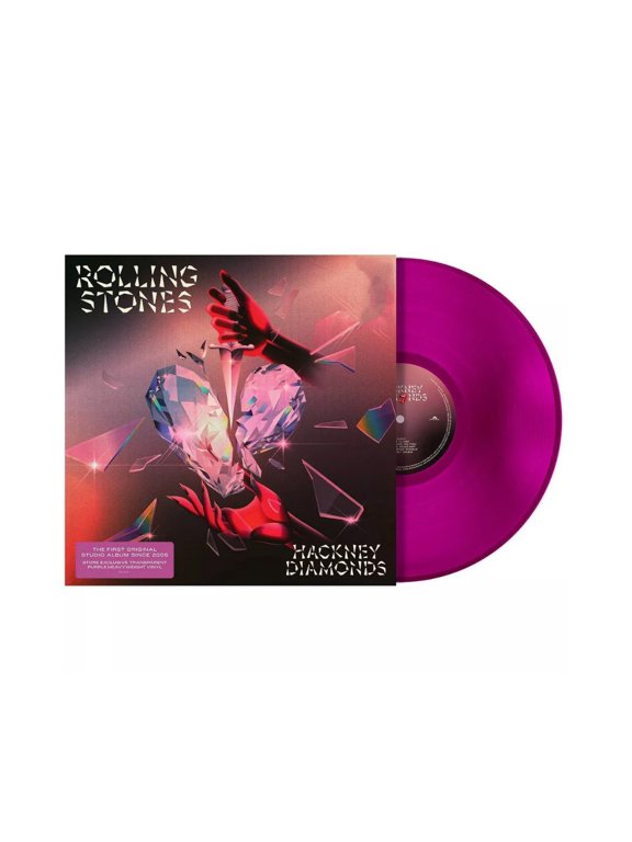 The Rolling Stones Hackney Diamonds Exclusive Limited Edition Purple Color Vinyl LP Record