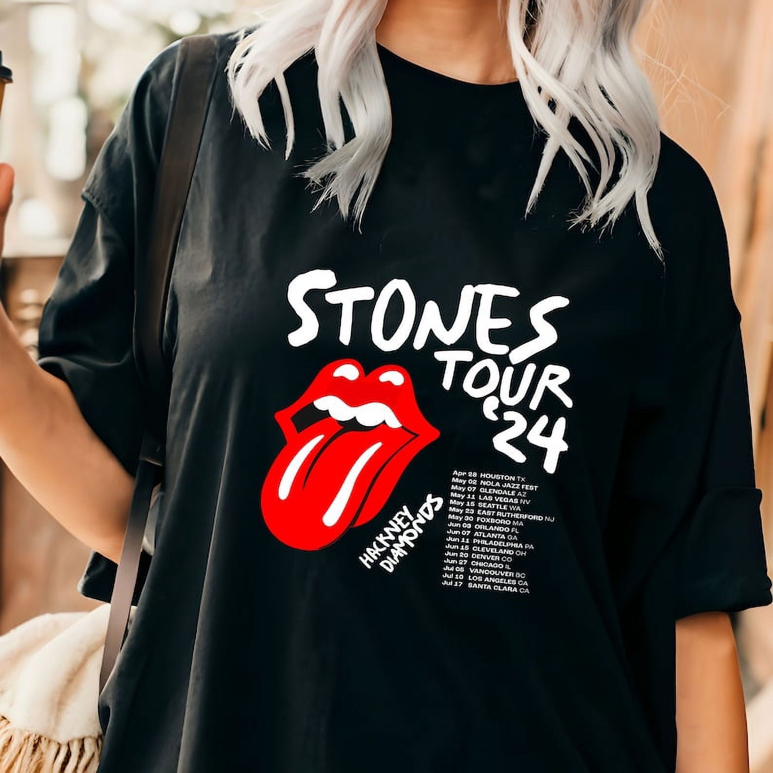 The Rolling Stones Hackney Diamonds Tour 2024 Schedule List TShirt
