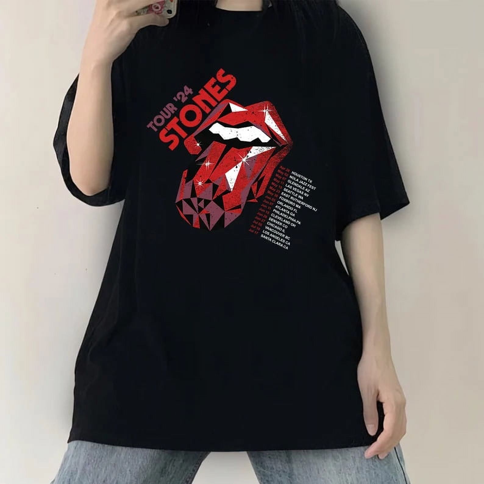 The Rolling Stones Hackney Diamonds Tour 2024 Schedule List TShirt