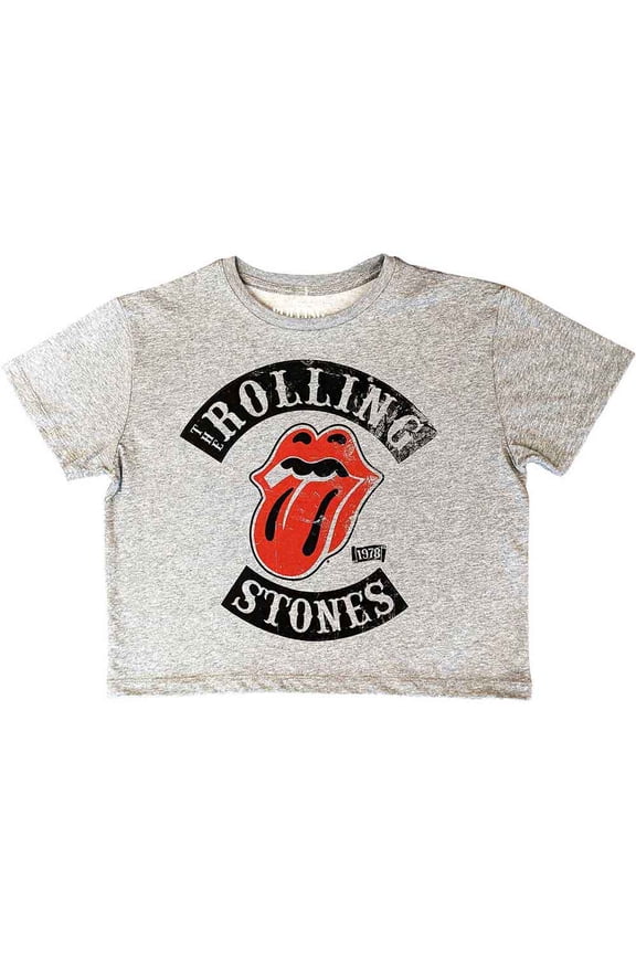 The Rolling Stones Ladies Crop Top: Tour '78 (X-Large)