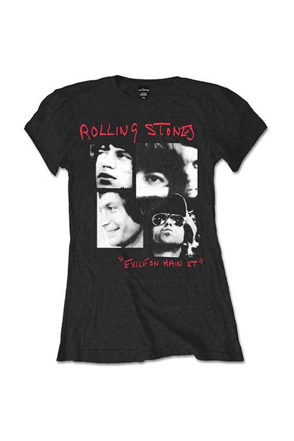The Rolling Stones Ladies T-Shirt: Photo Exile (XX-Large)