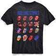 thumbnail image 1 of Men's Rolling Stones The Rolling Stones Logo Evolution Blue And Lonesome Tee T-shirt X-Large Black, 1 of 3