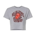 thumbnail image 1 of The Rolling Stones New York Tour- Juniors Cropped Cotton Blend T-Shirt, 1 of 4