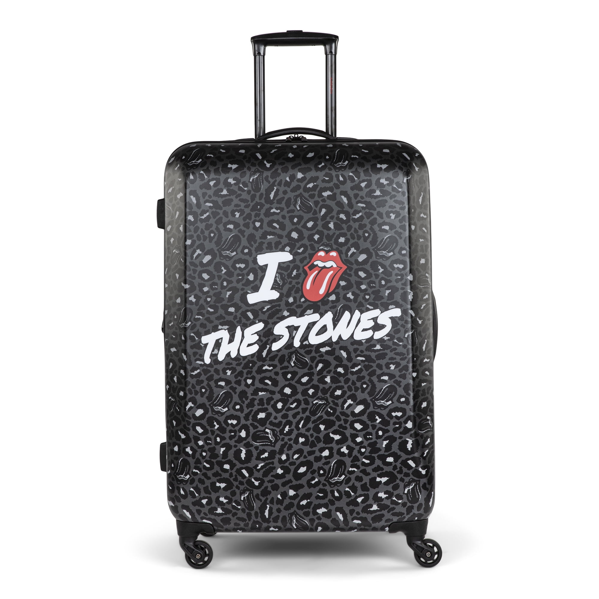 The RollingStones Paint it Black Large CheckIn Hardside Luggage