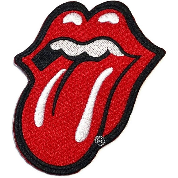 The Rolling Stones Patch Classic Tongue Logo Large cut out new Official Iron on