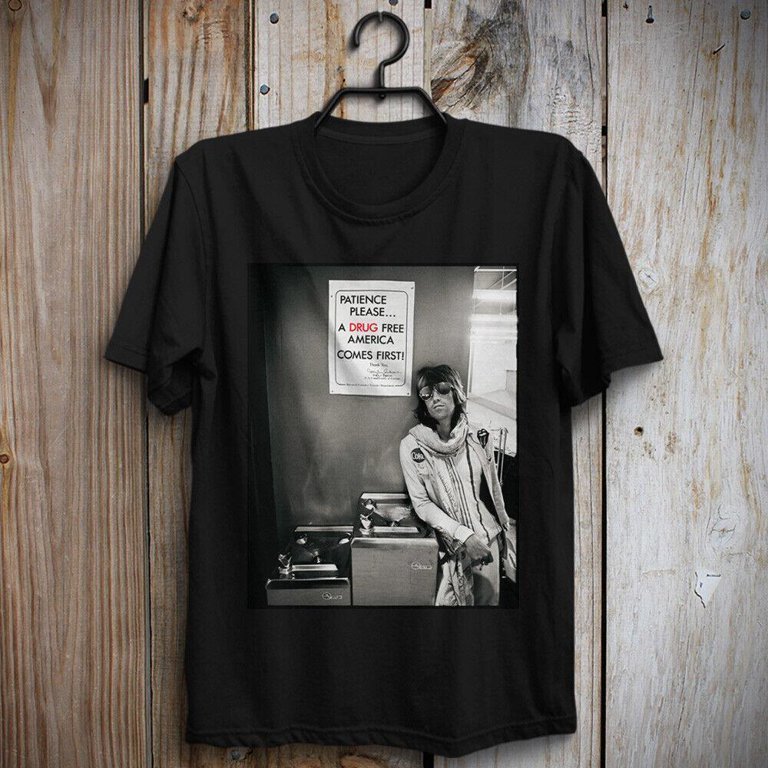 The Rolling Stones Rock Band T Shirt Keith Richards Patience 