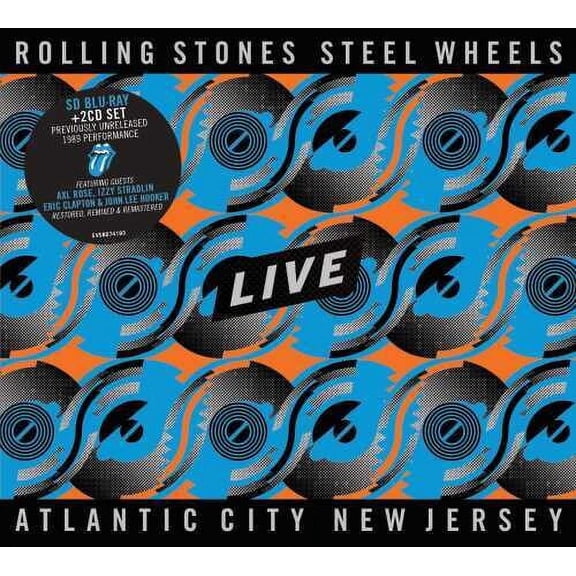 The Rolling Stones - Steel Wheels Live (Live From Atlantic City, NJ, 1989) [2CD/Blu-ray] - Music & Performance - CD