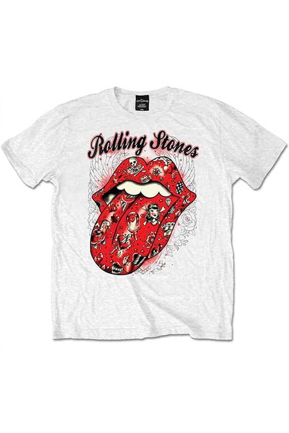 The Rolling Stones Tattoo Flash Tongue T Shirt