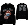 The Rolling Stones Unisex Long Sleeve TShirt US Tour '78 (Back