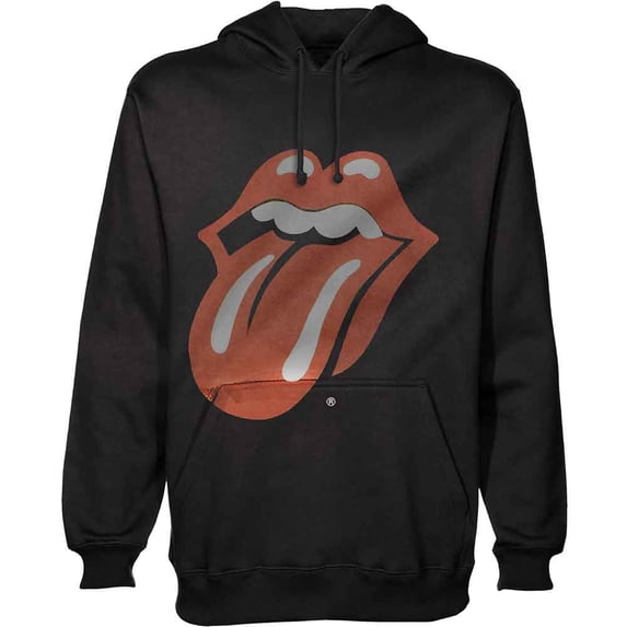 The Rolling Stones Unisex Pullover Hoodie Sweatshirt Classic Tongue (Small)