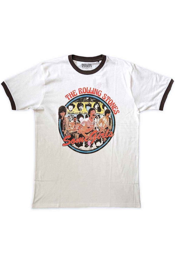 The Rolling Stones Unisex Ringer T-Shirt: Some Girls Circle