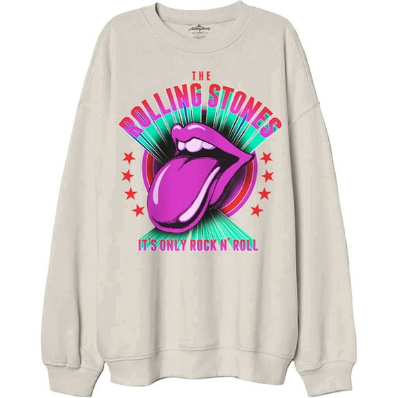 The Rolling Stones Unisex Sweatshirt: It's Only R 'n R (Oversized) (Small)