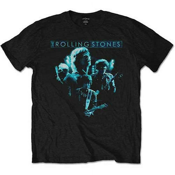 The Rolling Stones Unisex T-Shirt Band Glow (Medium)