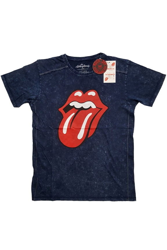 The Rolling Stones Unisex T-Shirt Classic Tongue (Wash Collection) (Small)