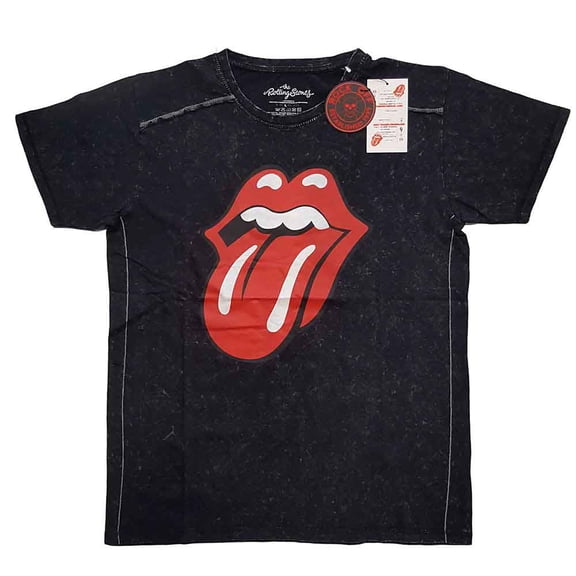 The Rolling Stones Unisex T-Shirt Classic Tongue (Wash Collection) (XX-Large)