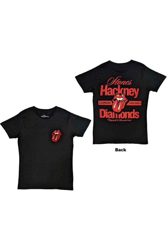 The Rolling Stones Unisex T-Shirt: Hackney Diamonds Hackney London (Back Print) (XX-Large)