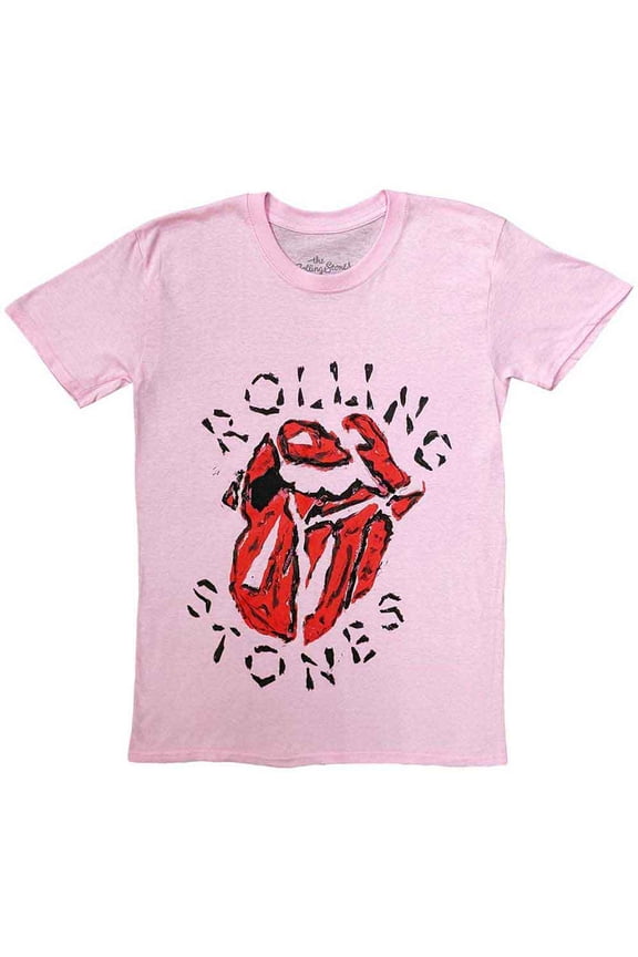 The Rolling Stones Unisex T-Shirt: Hackney Diamonds Painted Tongue