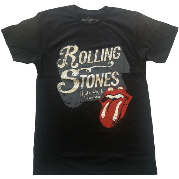 The Rolling Stones Unisex T-Shirt Hyde Park (Large)
