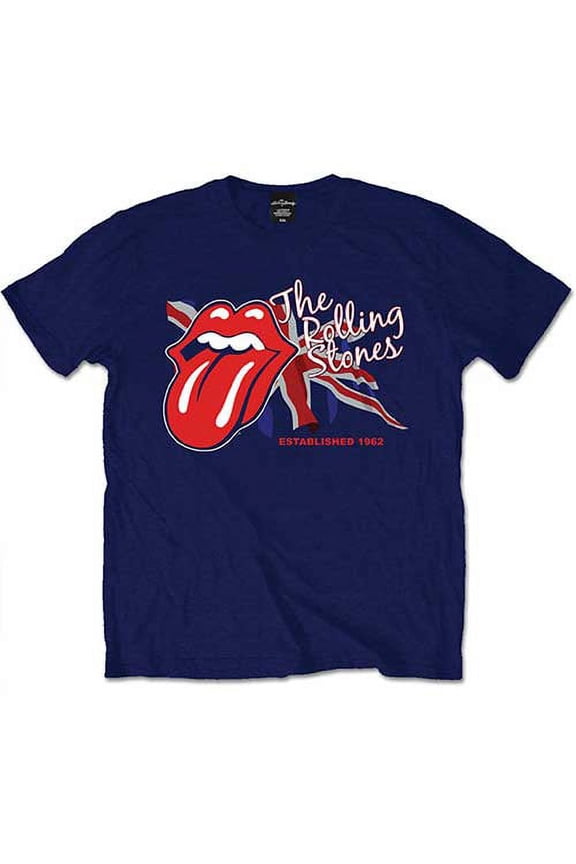 The Rolling Stones Unisex T-Shirt Lick the Flag (Medium)