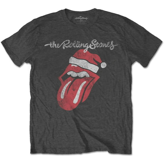 The Rolling Stones Unisex T-Shirt Santa Lick (Small)