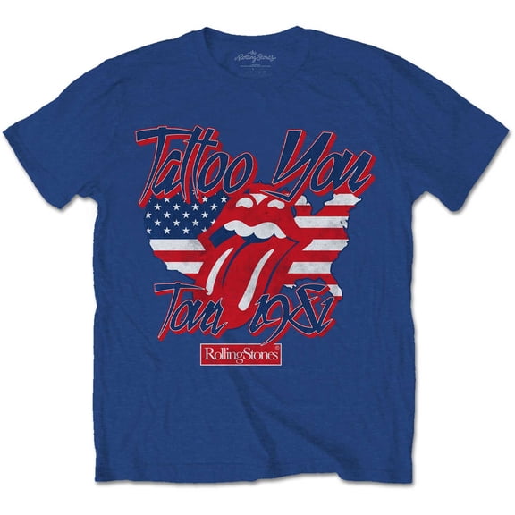 The Rolling Stones Unisex T-Shirt Tattoo You Americana (Large)