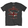 thumbnail image 1 of The Rolling Stones Unisex T-Shirt Union Jack US Map (Large), 1 of 3