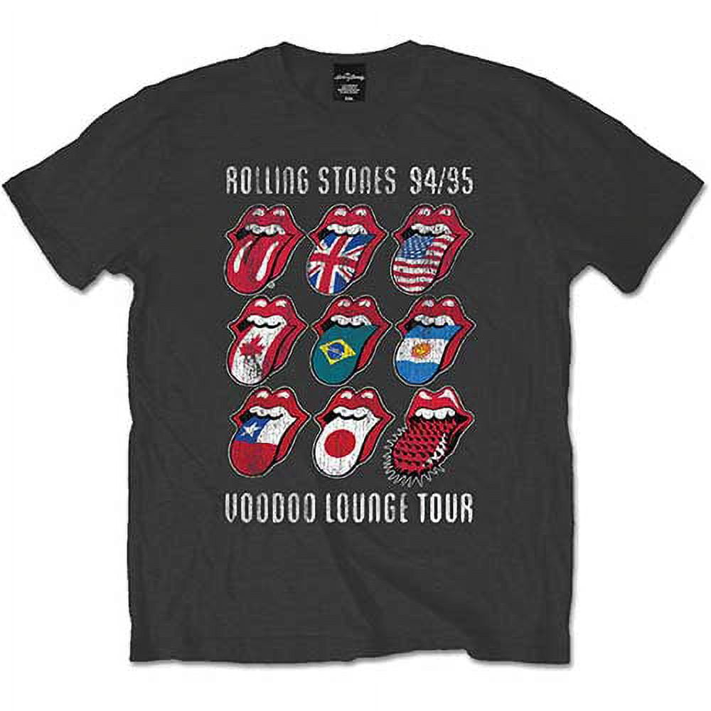 The Rolling Stones Unisex T-Shirt Voodoo Lounge Tongues (X-Large