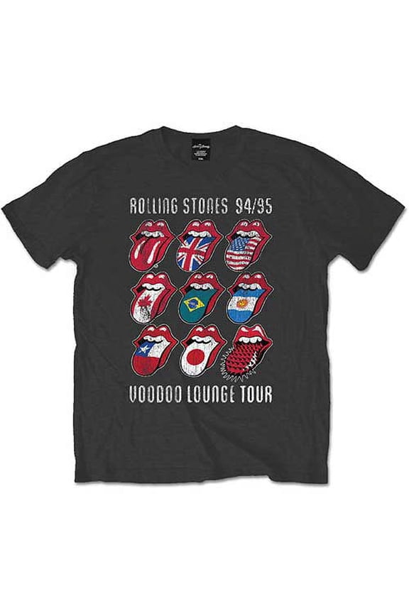 The Rolling Stones Unisex T-Shirt Voodoo Lounge Tongues (Medium)